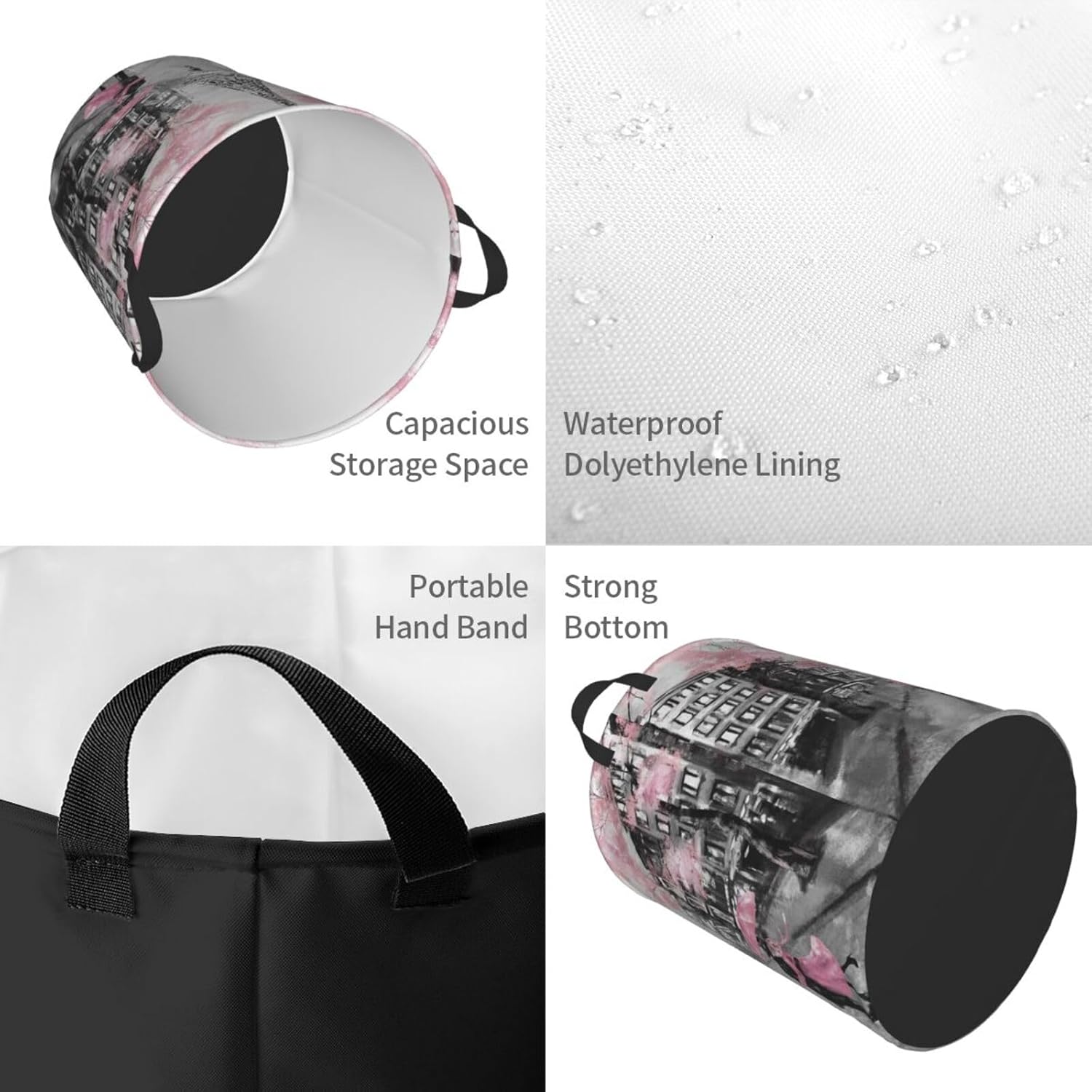 Large Laundry Basket Home Deco - Home Decor Hampers avaliação e preço