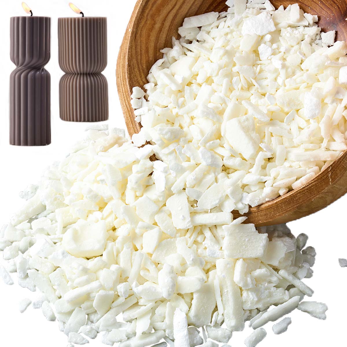1 Pounds Pure White Soy Wax Fo - Scented Candle Set avaliação e preço