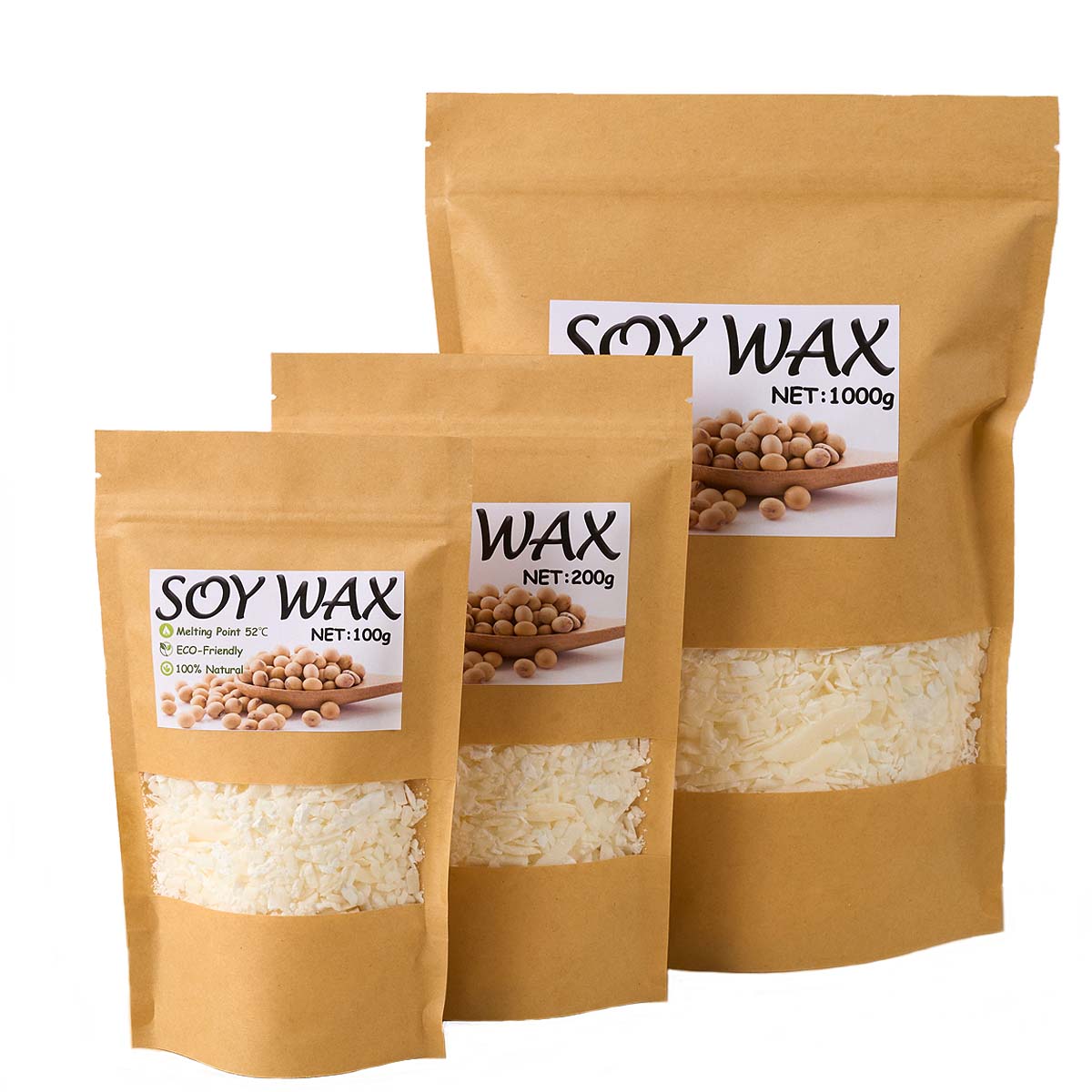 1 Pounds Pure White Soy Wax Fo - Scented Candle Set avaliação e preço