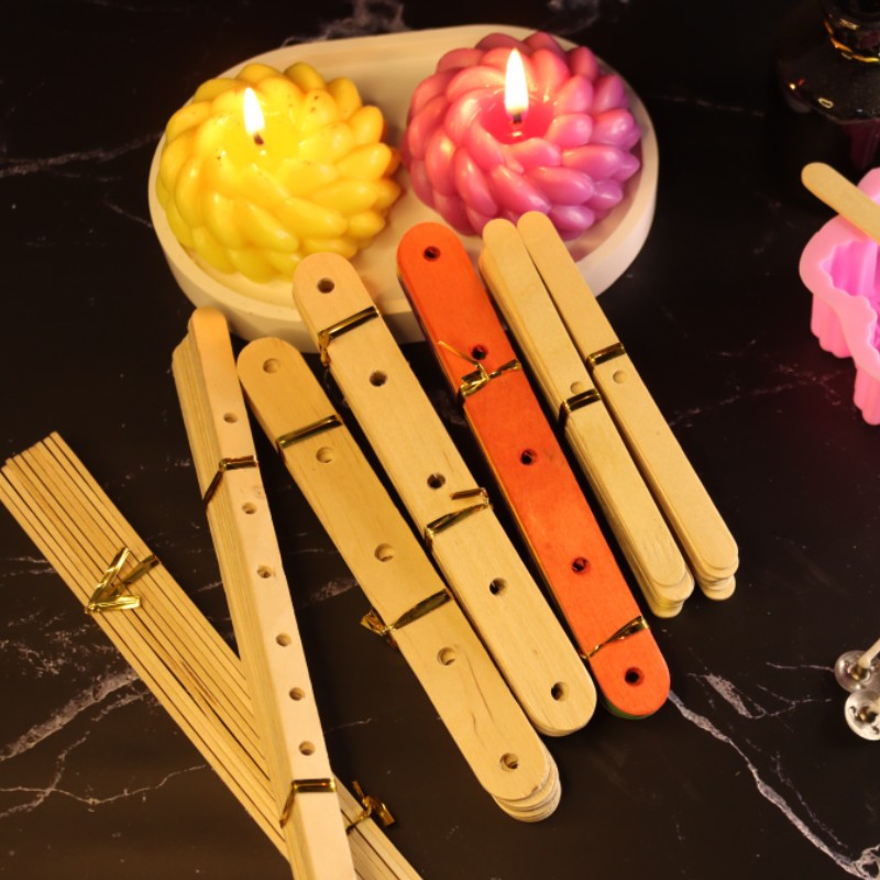 20pcs Wooden Candle Wick Holde - Scented Candle Set avaliação e preço