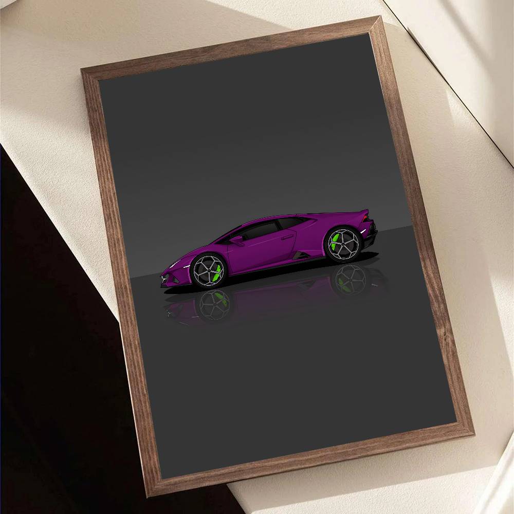 Cool Sport SUV Car Paper Poste - Home Decor Vector avaliação e preço