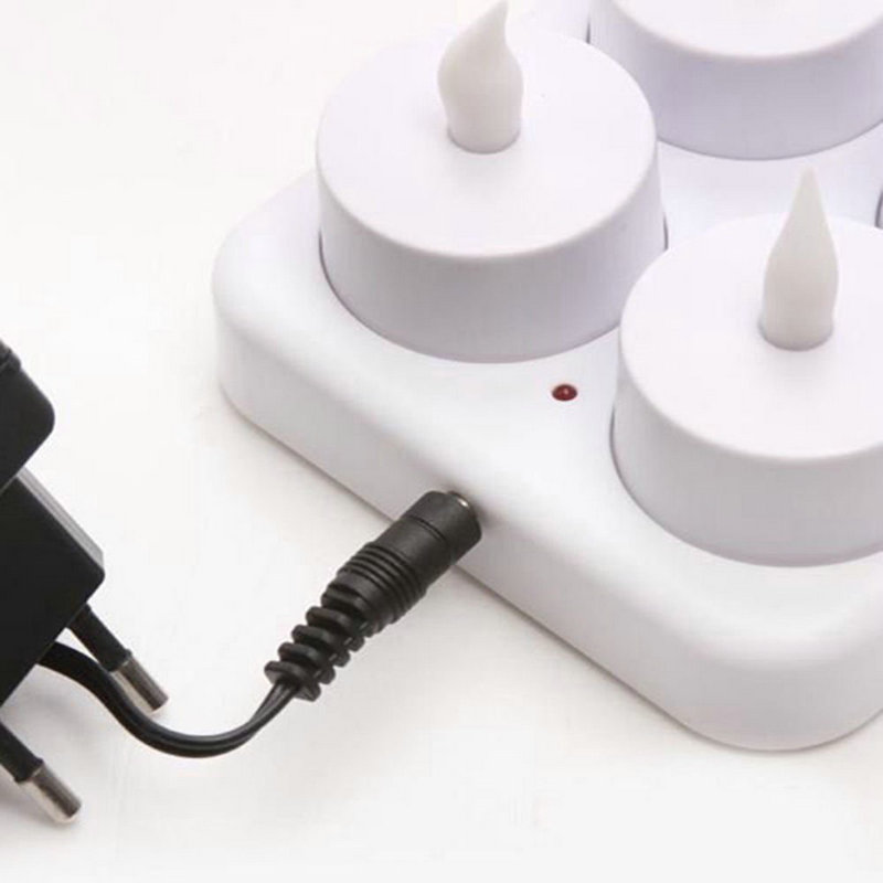 Set of 12 Rechargeable led can - Home Decor Xmas avaliação e preço