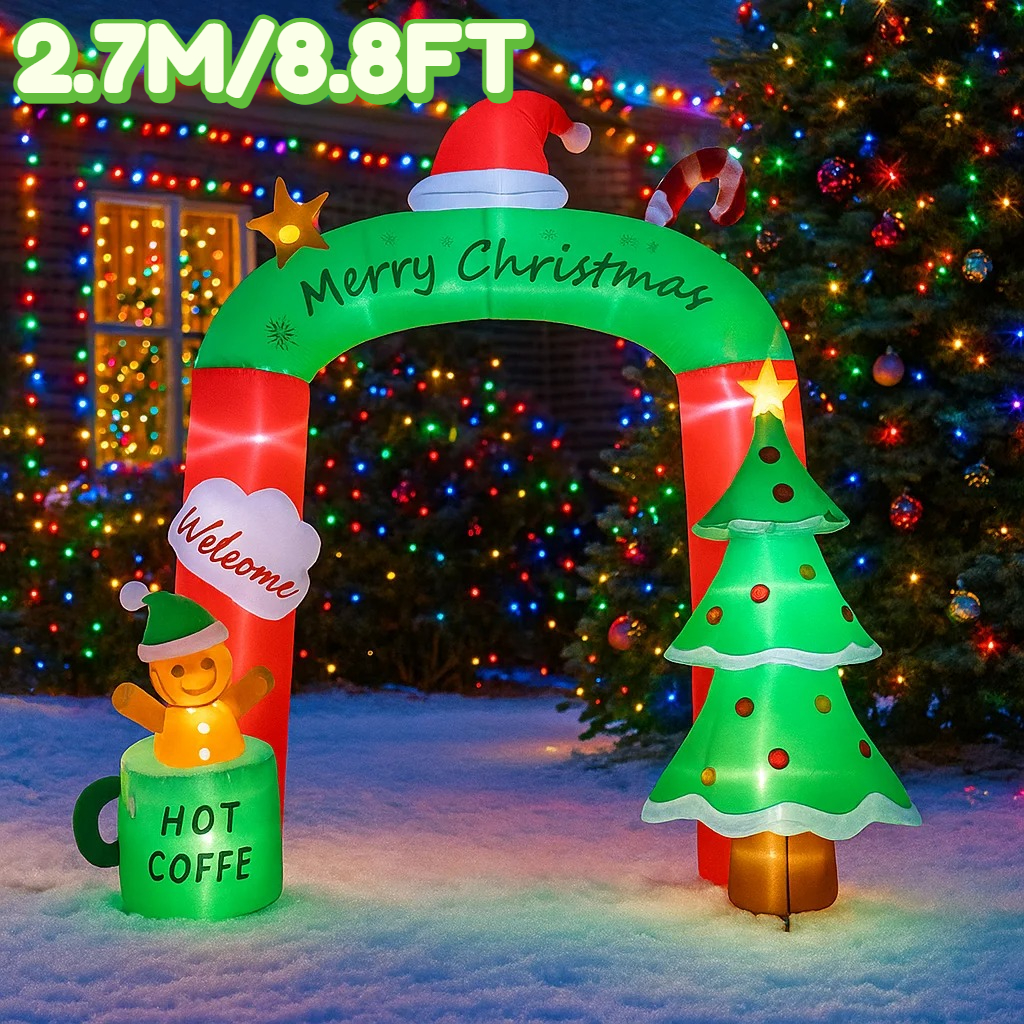 2.7M/8.8FT Inflatable Christma - Home Decor Xmas avaliação e preço