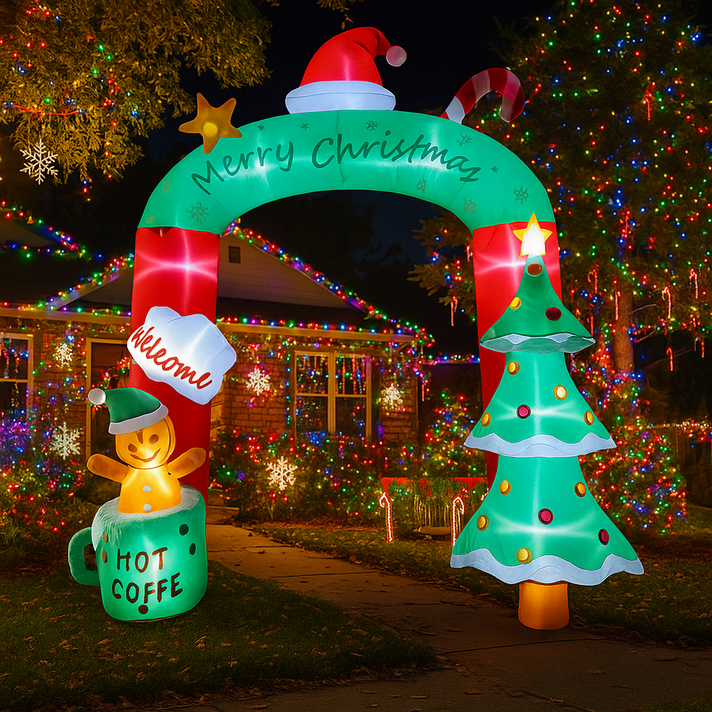 2.7M/8.8FT Inflatable Christma - Home Decor Xmas avaliação e preço