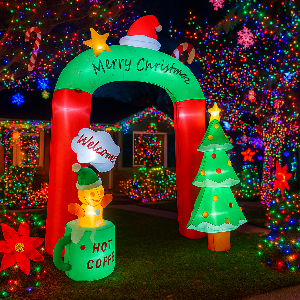 2.7M/8.8FT Inflatable Christma - Home Decor Xmas avaliação e preço