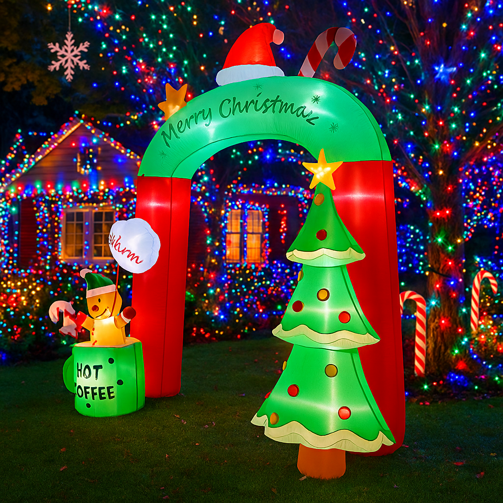 2.7M/8.8FT Inflatable Christma - Home Decor Xmas avaliação e preço