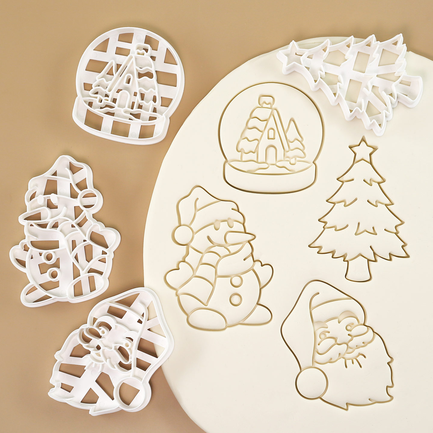 4 Pcs Christmas Cookie Cutter  - Home Decor Xmas avaliação e preço