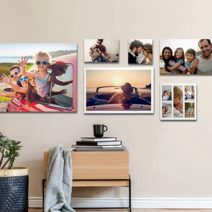 Custom Frameless Photo Canvas  - Home Decor On Wall avaliação e preço