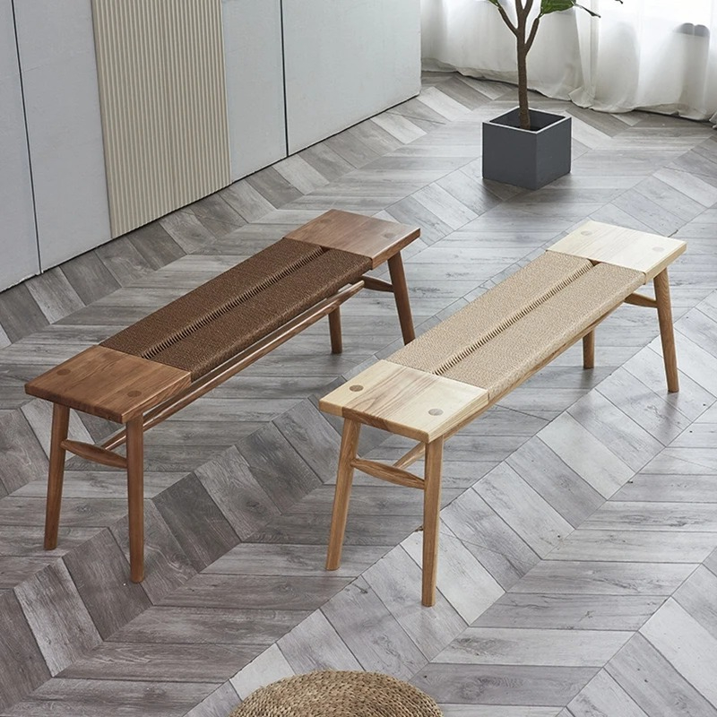 Wooden Modern Foot Stool Space - Home Decor Furniture avaliação e preço