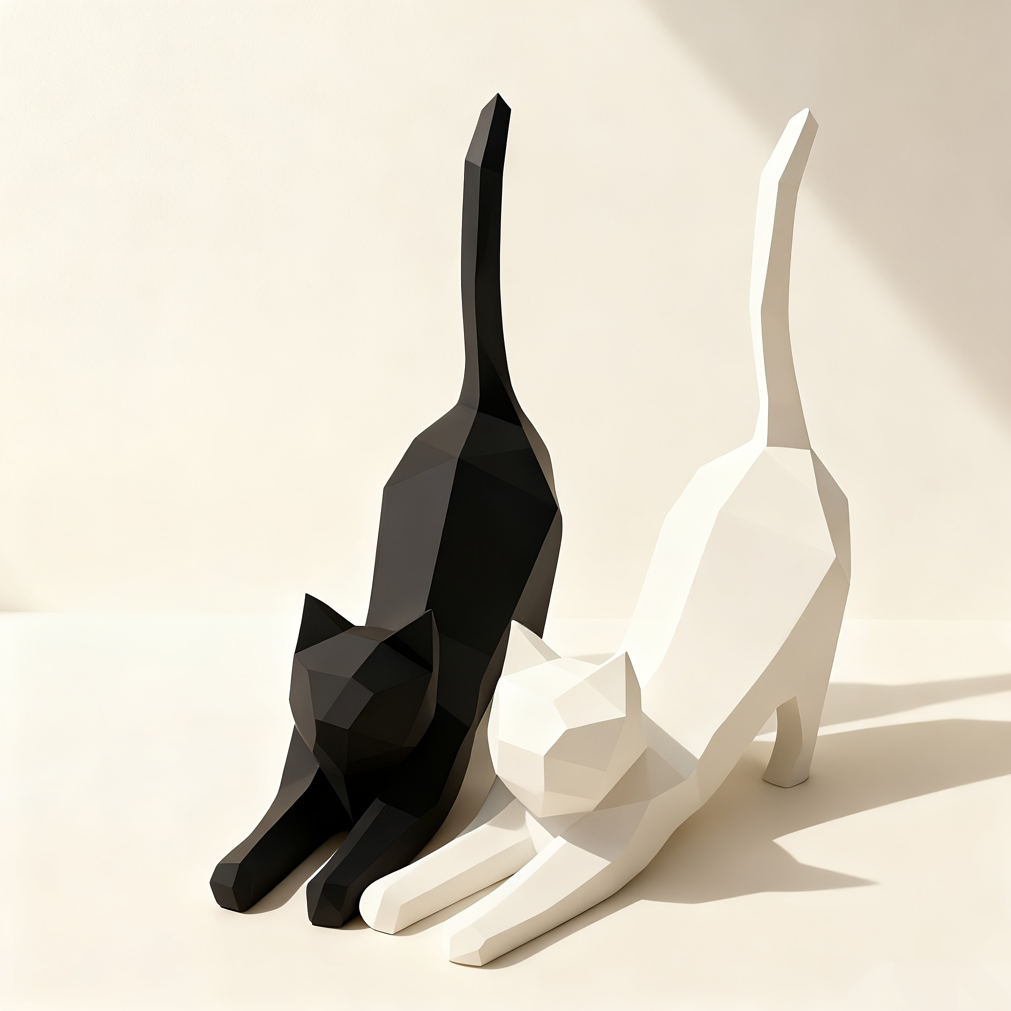 3D printed cat model ornament, - Home Decor Minimalist Style avaliação e preço