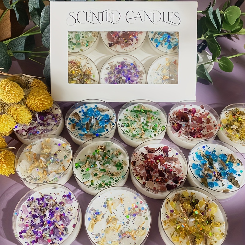 Set of 6 Scented Candles Fragr - Scented Candle Set avaliação e preço