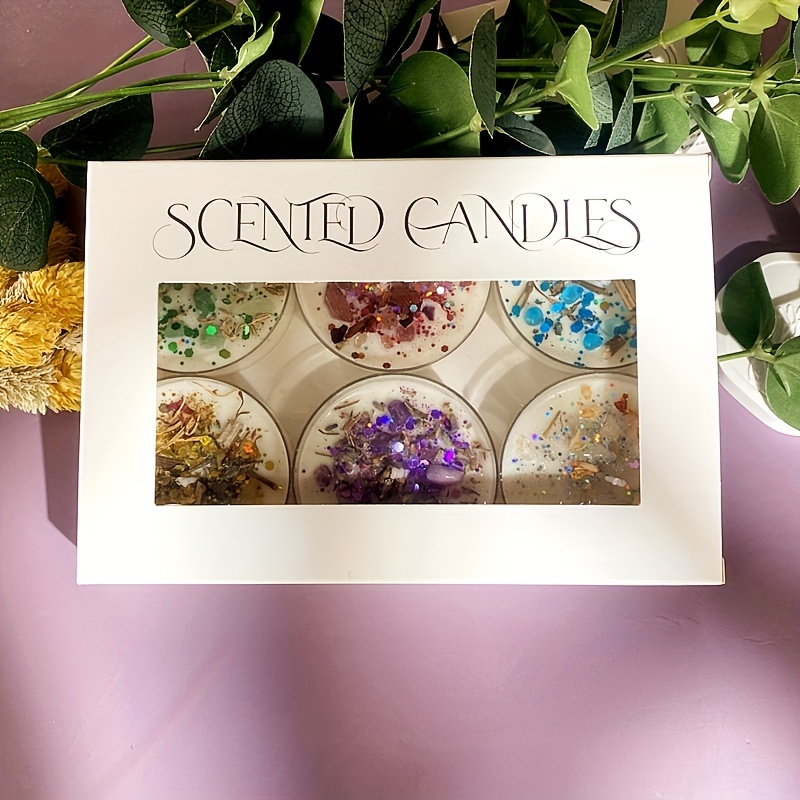 Set of 6 Scented Candles Fragr - Scented Candle Set avaliação e preço