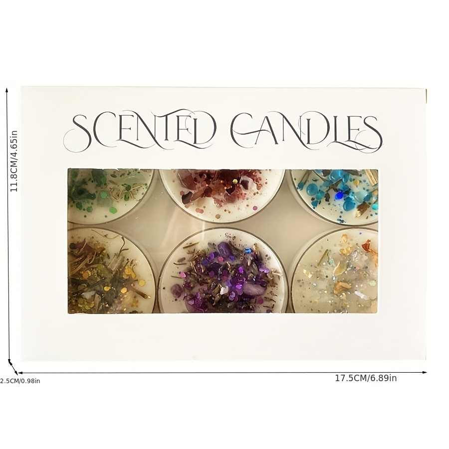 Set of 6 Scented Candles Fragr - Scented Candle Set avaliação e preço