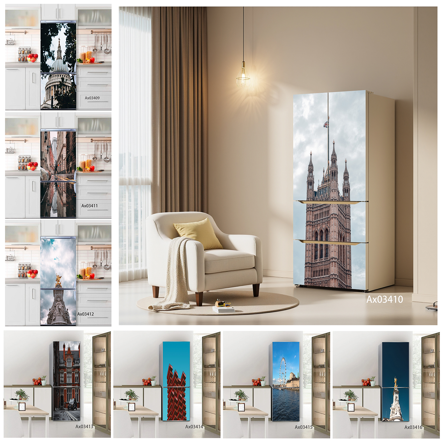 Urban London Street View Fridg - Home Decor London avaliação e preço