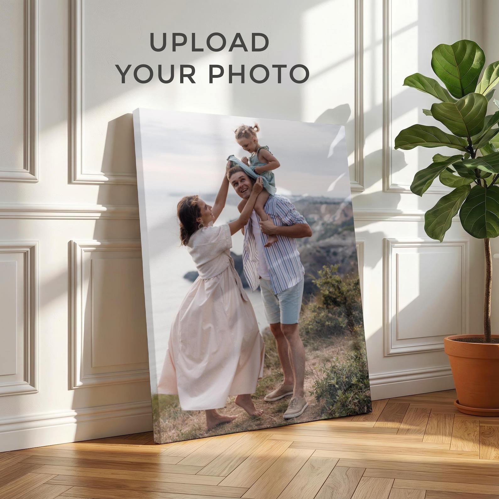 Personalized Photo Canvas, Cus - Home Decor Xmas avaliação e preço