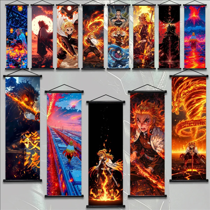 Demon Slayer Kyojuro Rengoku H - Home Decor On Wall avaliação e preço