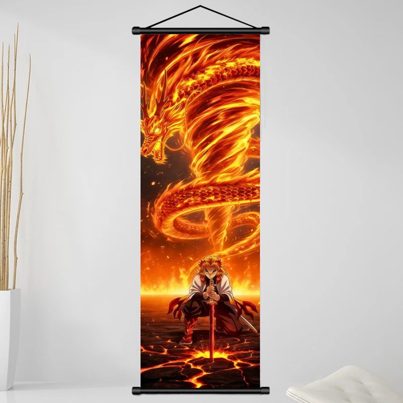 Demon Slayer Kyojuro Rengoku H - Home Decor On Wall avaliação e preço