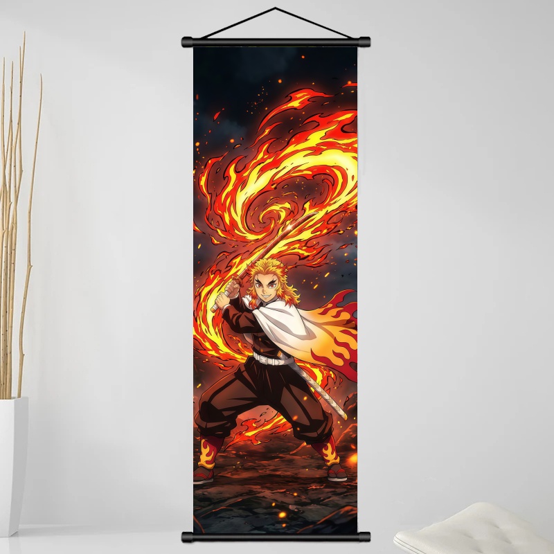Demon Slayer Kyojuro Rengoku H - Home Decor On Wall avaliação e preço