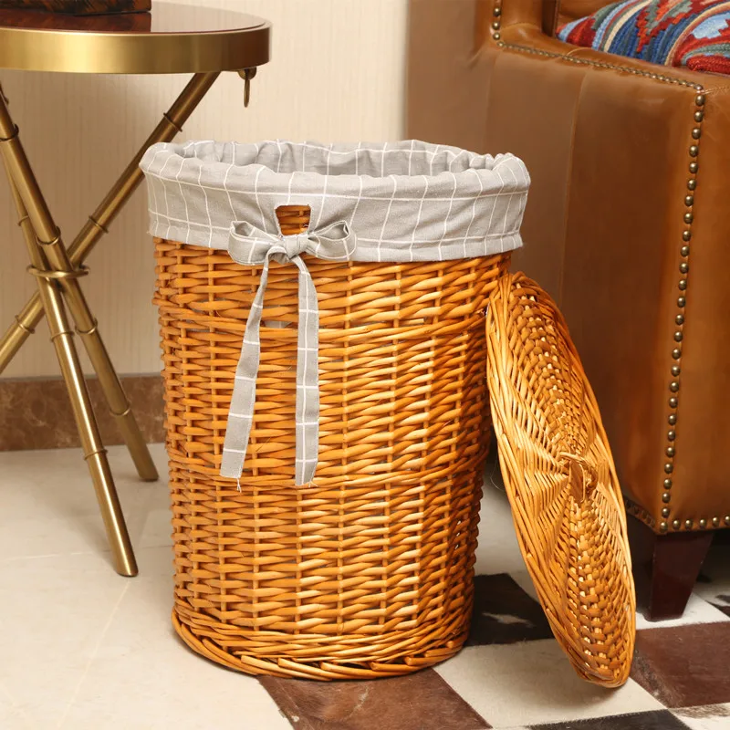 Rattan Hamper Stylish Laundry  - Home Decor Hampers avaliação e preço