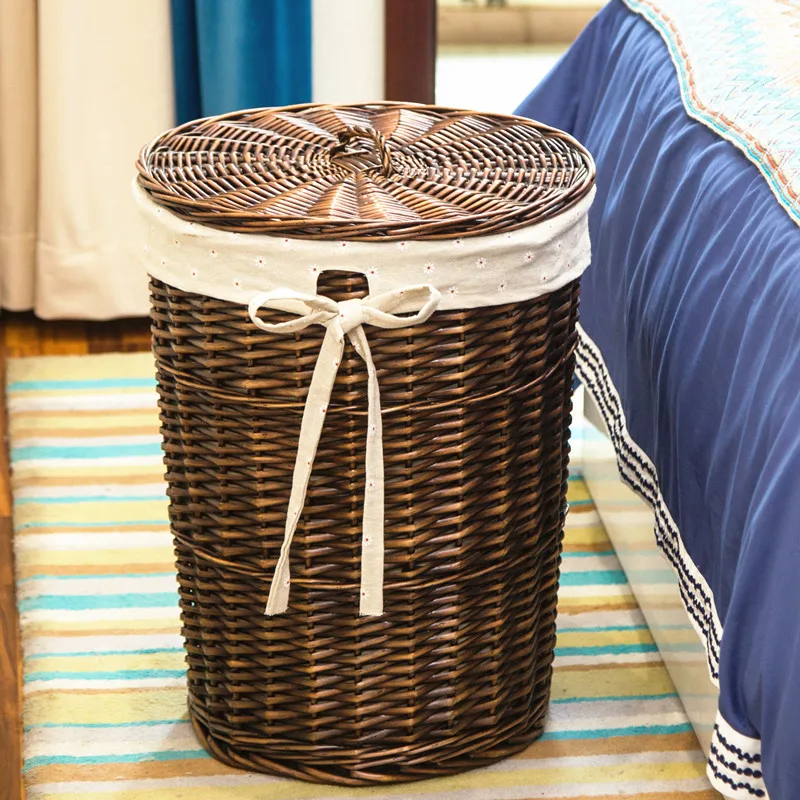 Rattan Hamper Stylish Laundry  - Home Decor Hampers avaliação e preço