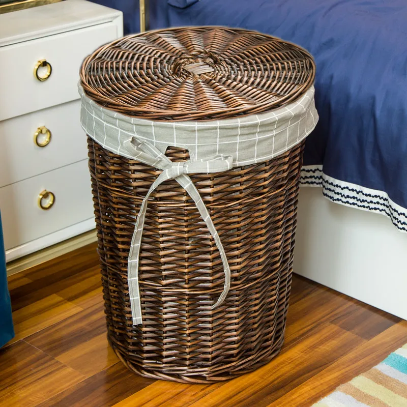 Rattan Hamper Stylish Laundry  - Home Decor Hampers avaliação e preço