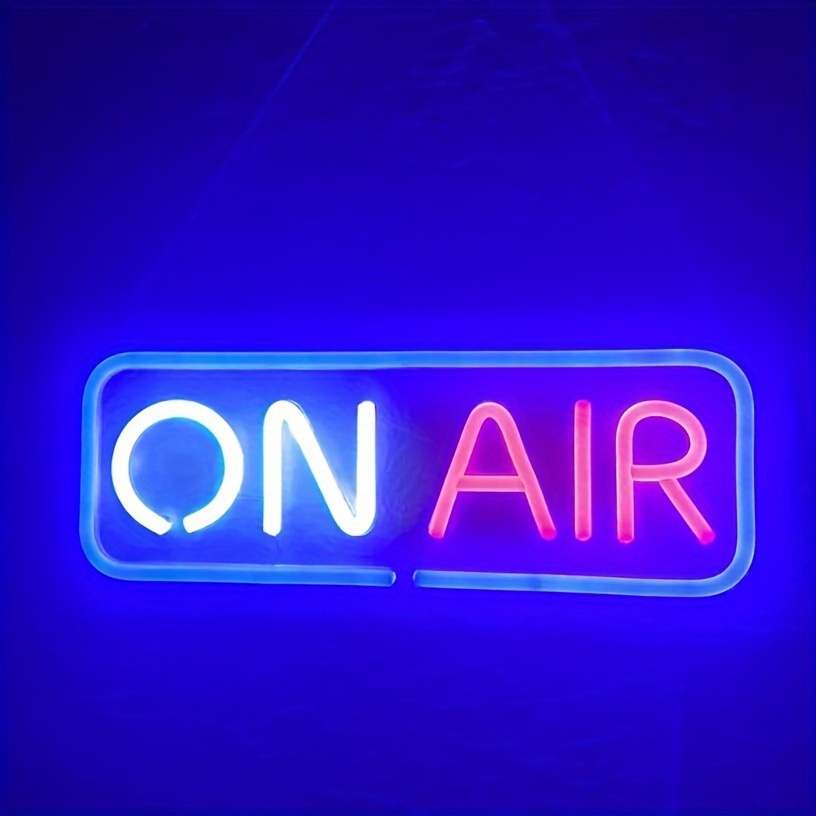 ON AIR Neon Sign LED Neon Nigh - Home Decor Nearby avaliação e preço