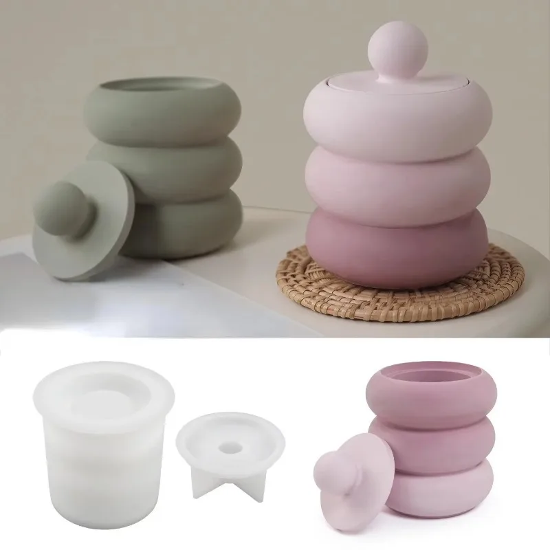 Candle Jar Silicone Molds With - Home Decor Minimalist Style avaliação e preço