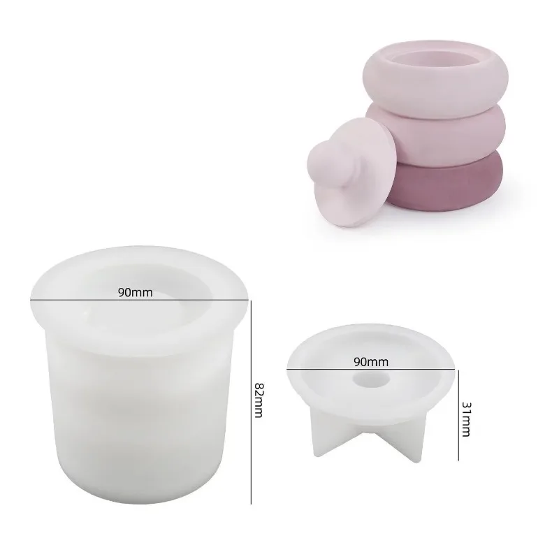 Candle Jar Silicone Molds With - Home Decor Minimalist Style avaliação e preço