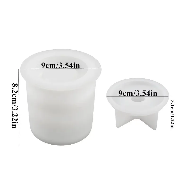 Candle Jar Silicone Molds With - Home Decor Minimalist Style avaliação e preço