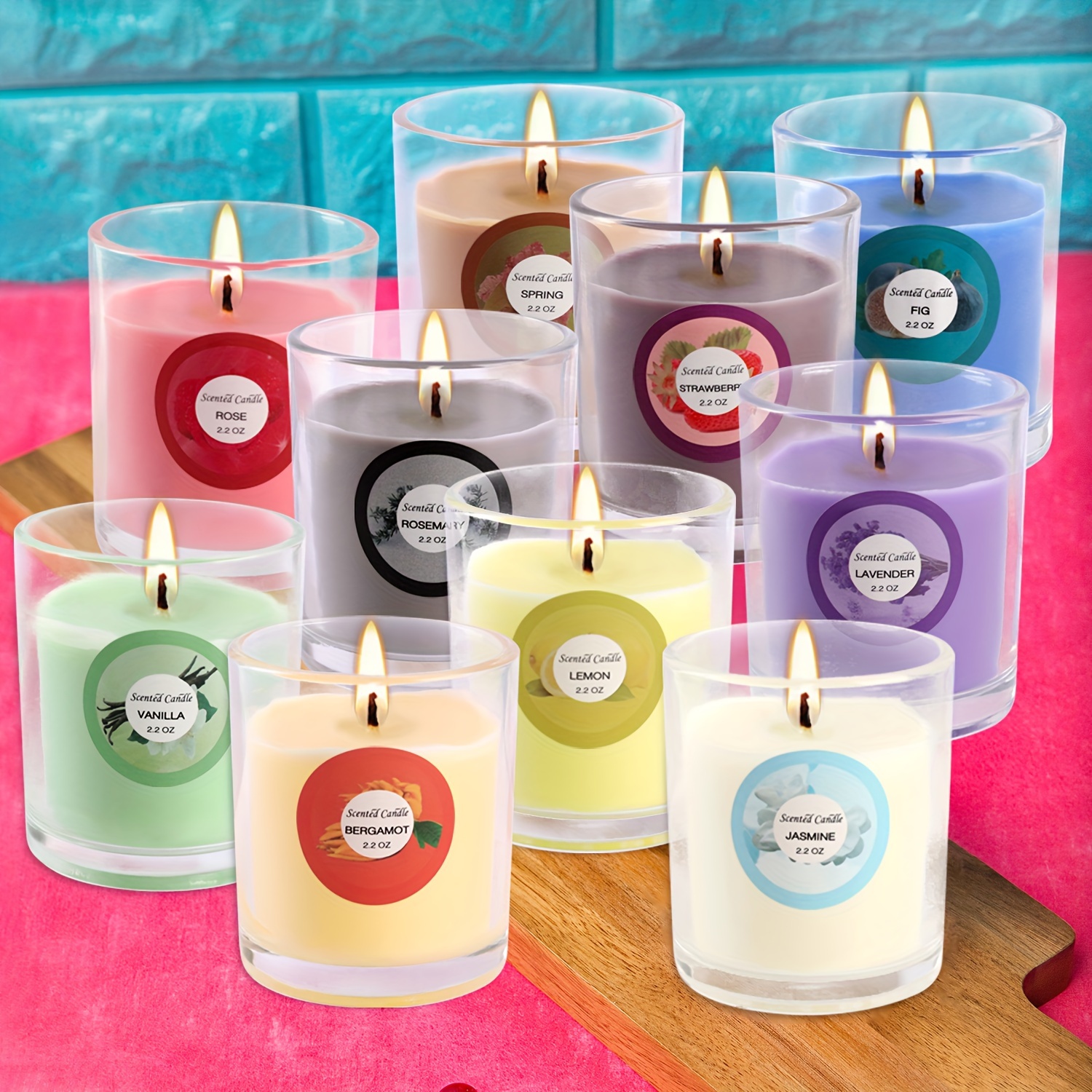 20 Packs Of Scented Candles, 1 - Scented Candle Set avaliação e preço