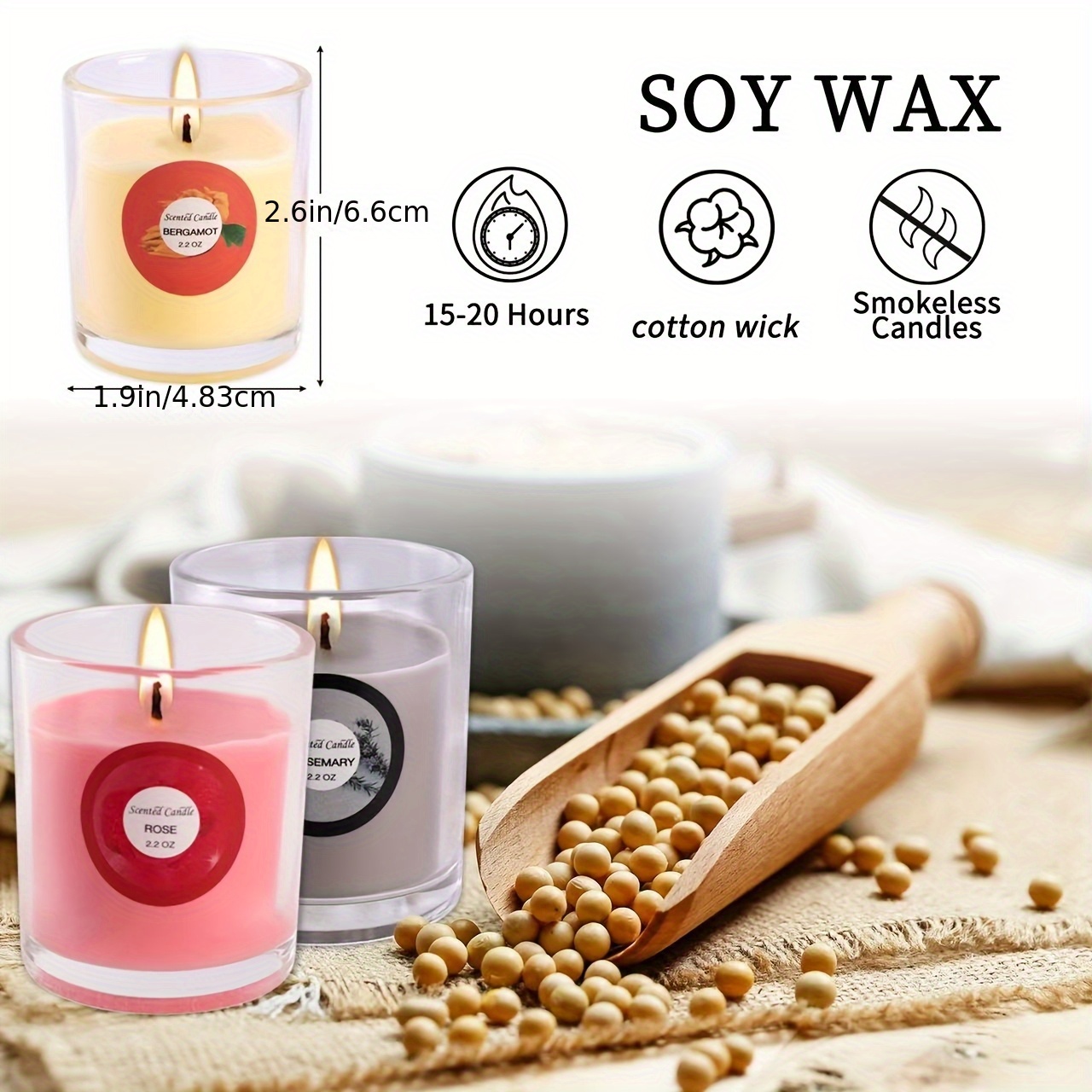 20 Packs Of Scented Candles, 1 - Scented Candle Set avaliação e preço