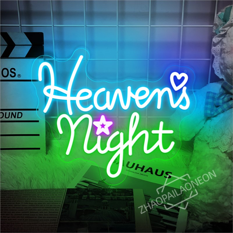Heavens Night Neon Signs Game  - Home Decor Nearby avaliação e preço