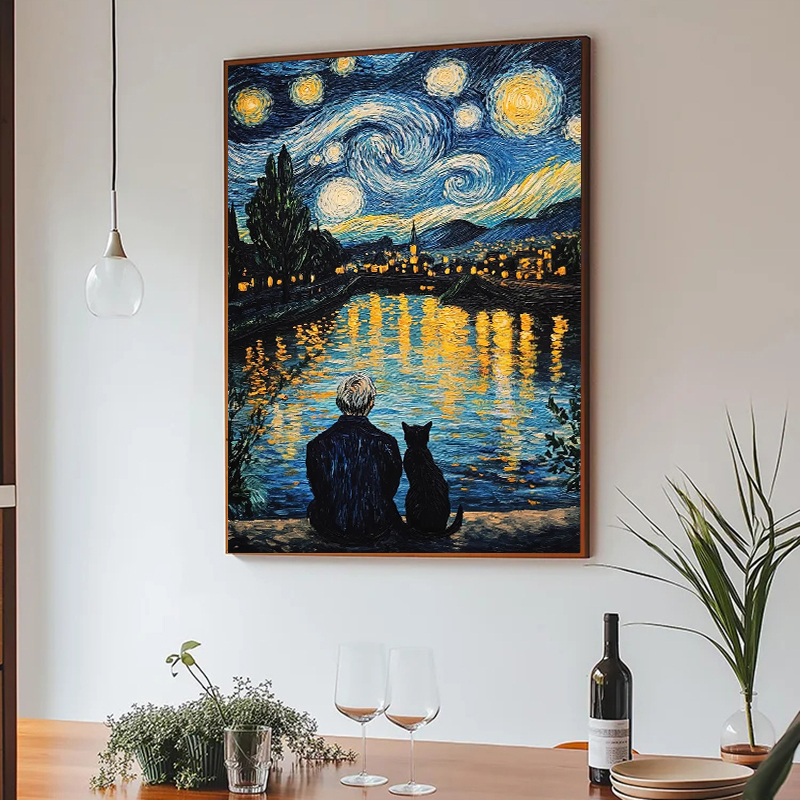 Vintage Abstract Van Gogh Land - Home Decor London avaliação e preço