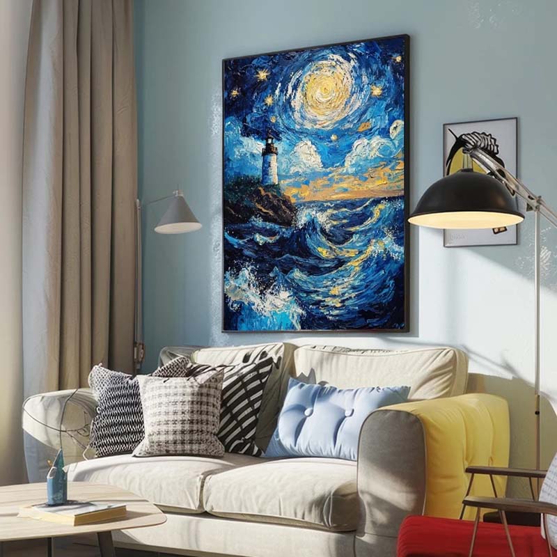 Vintage Abstract Van Gogh Land - Home Decor London avaliação e preço