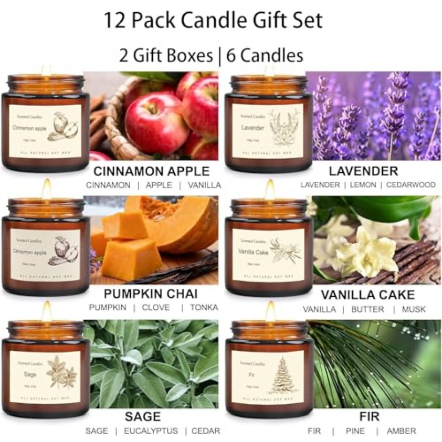 Scented Candles Gift Set for H - Scented Candle Set avaliação e preço