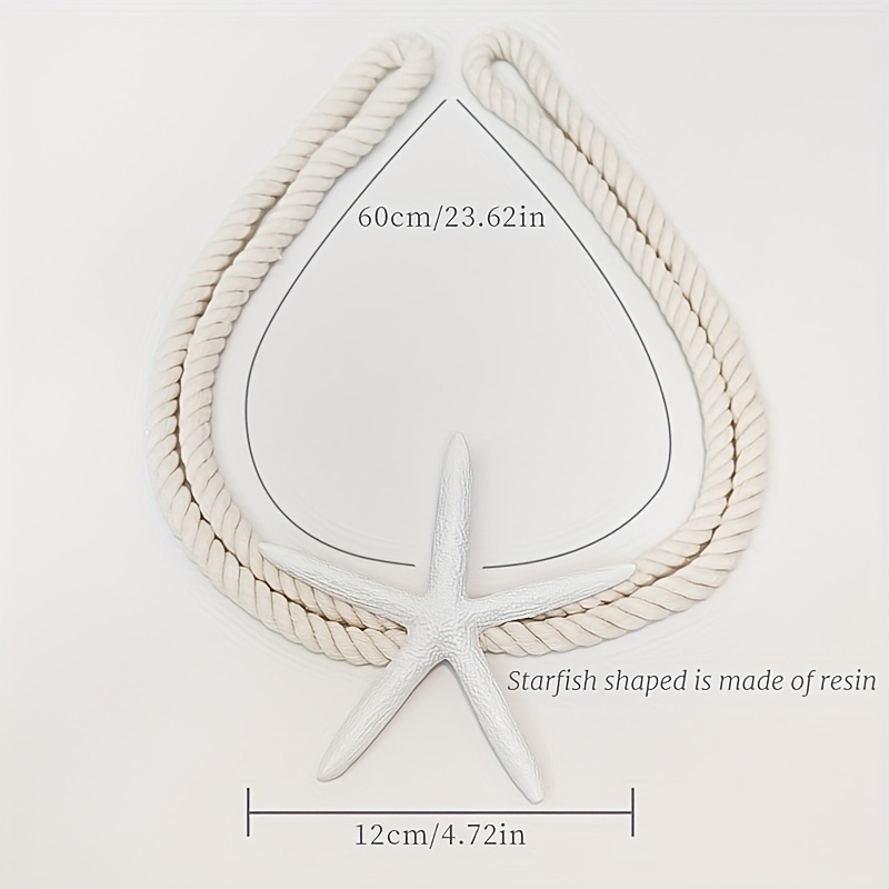 2PCS Natural Starfish Curtain  - Home Decor Curtain avaliação e preço