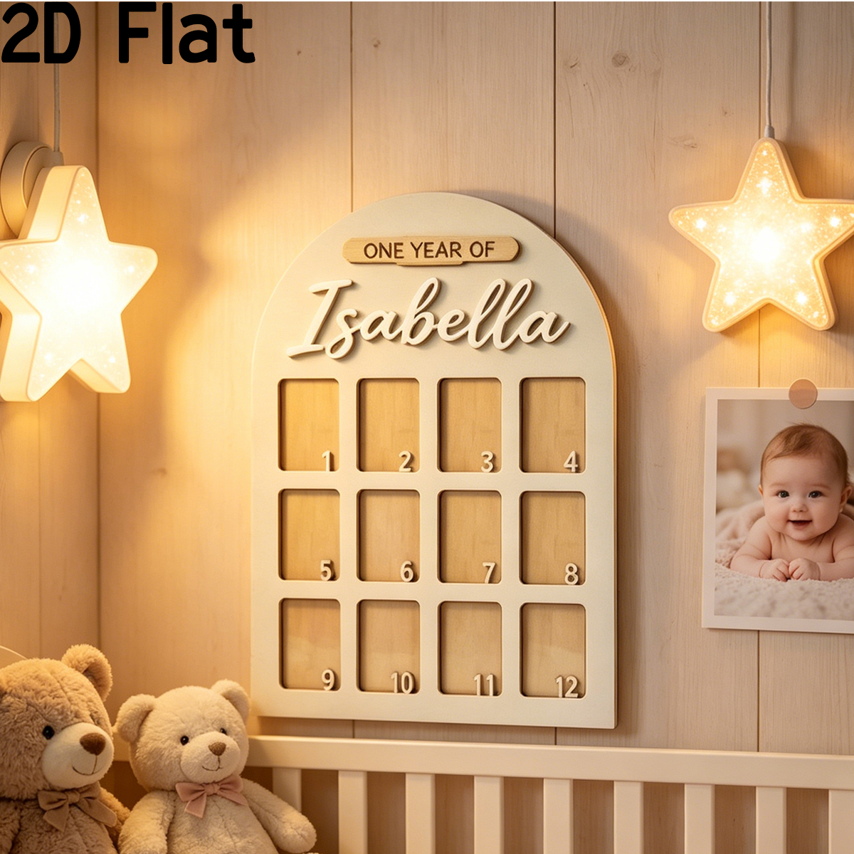 1Pc Custom Photo Record Board  - Home Decor Xmas avaliação e preço