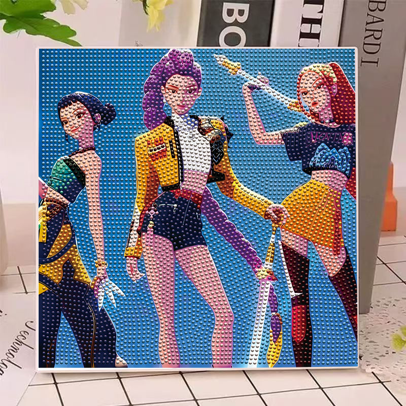 Anime Gilrs Lumi Mila Zoi K-po - Home Decor Furniture avaliação e preço