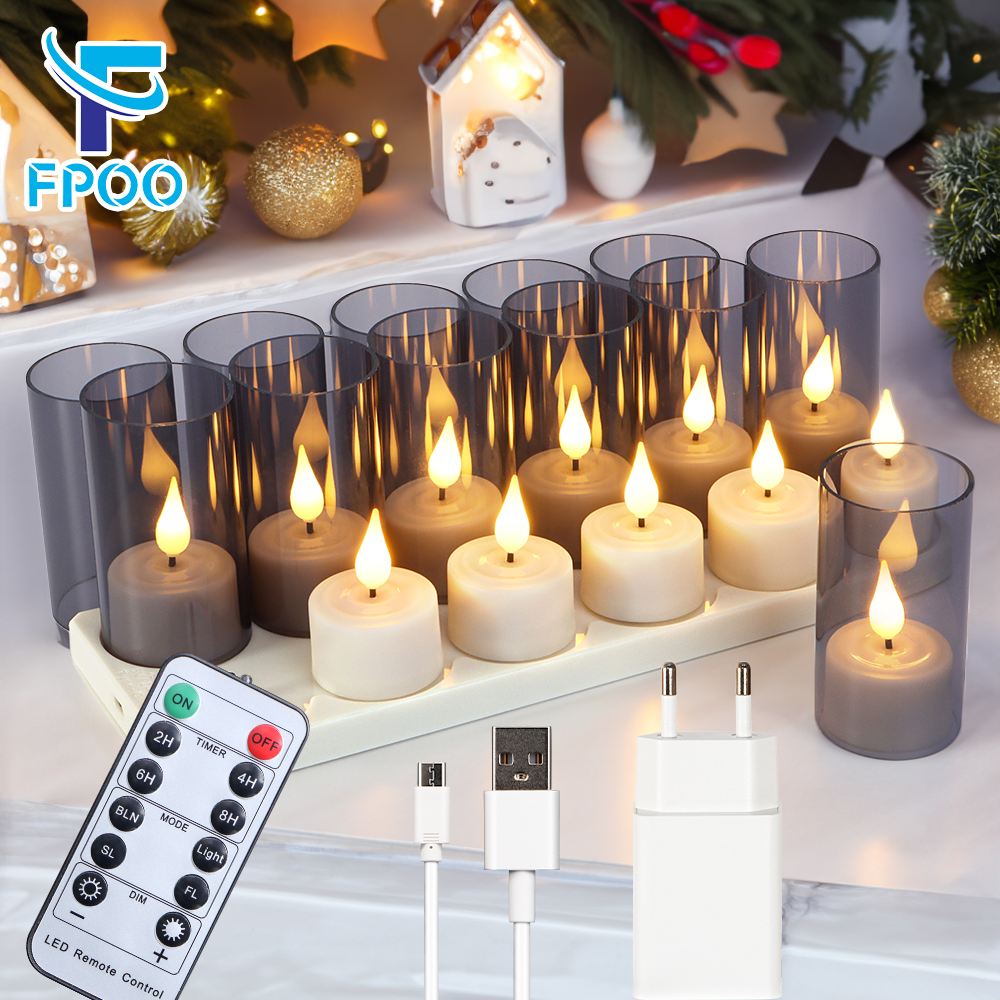 LED Candle Light Rechargeable  - Home Decor Xmas avaliação e preço