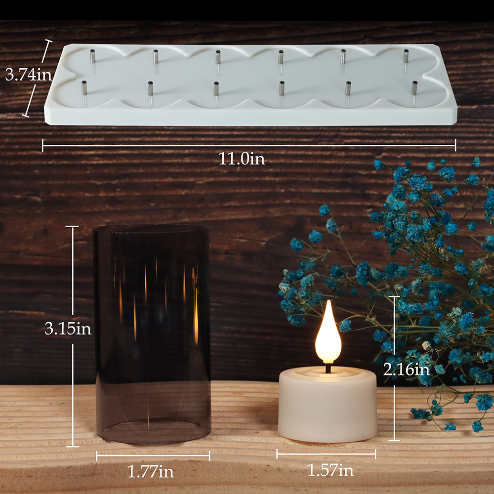 LED Candle Light Rechargeable  - Home Decor Xmas avaliação e preço