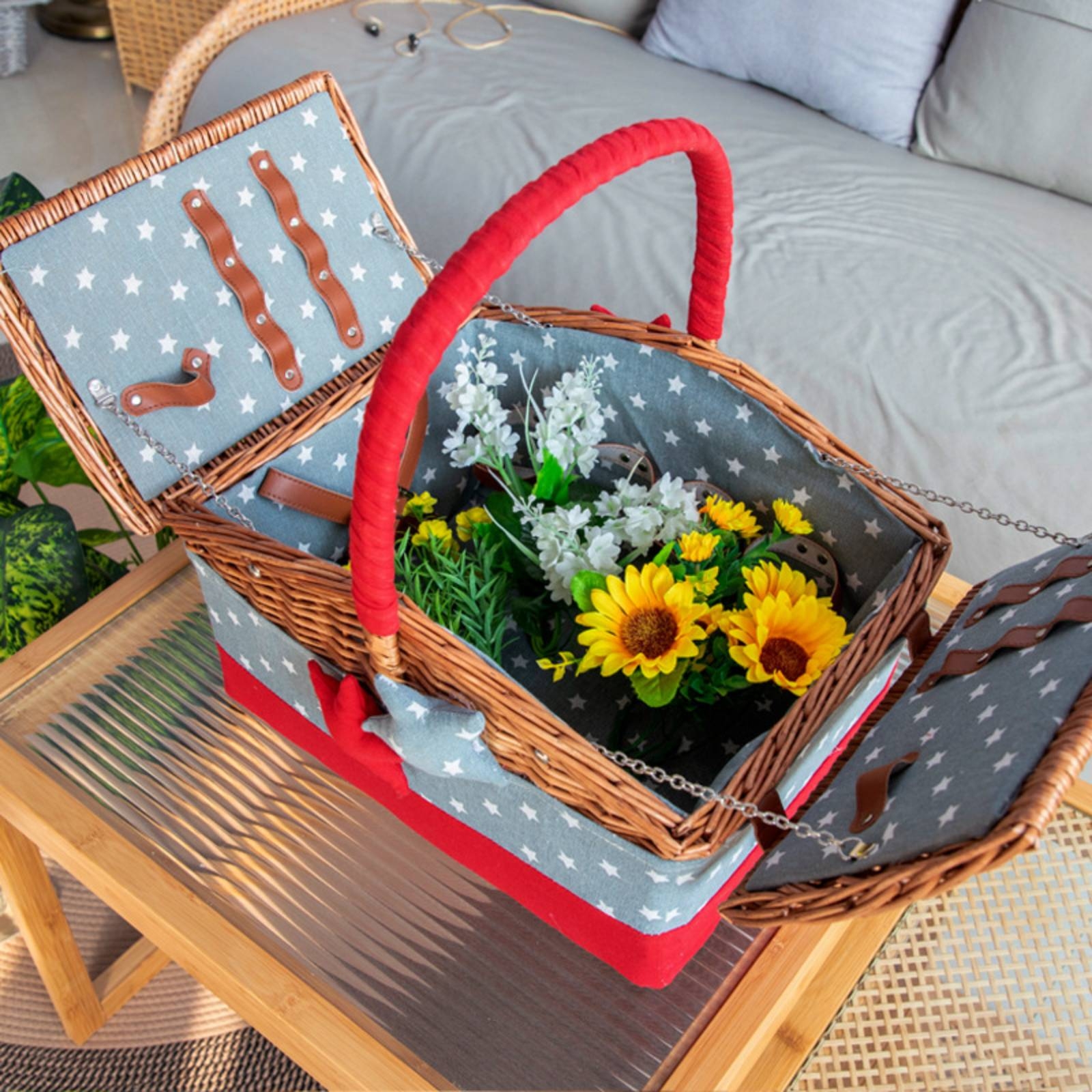Handwoven Hamper with Handle D - Home Decor Hampers avaliação e preço