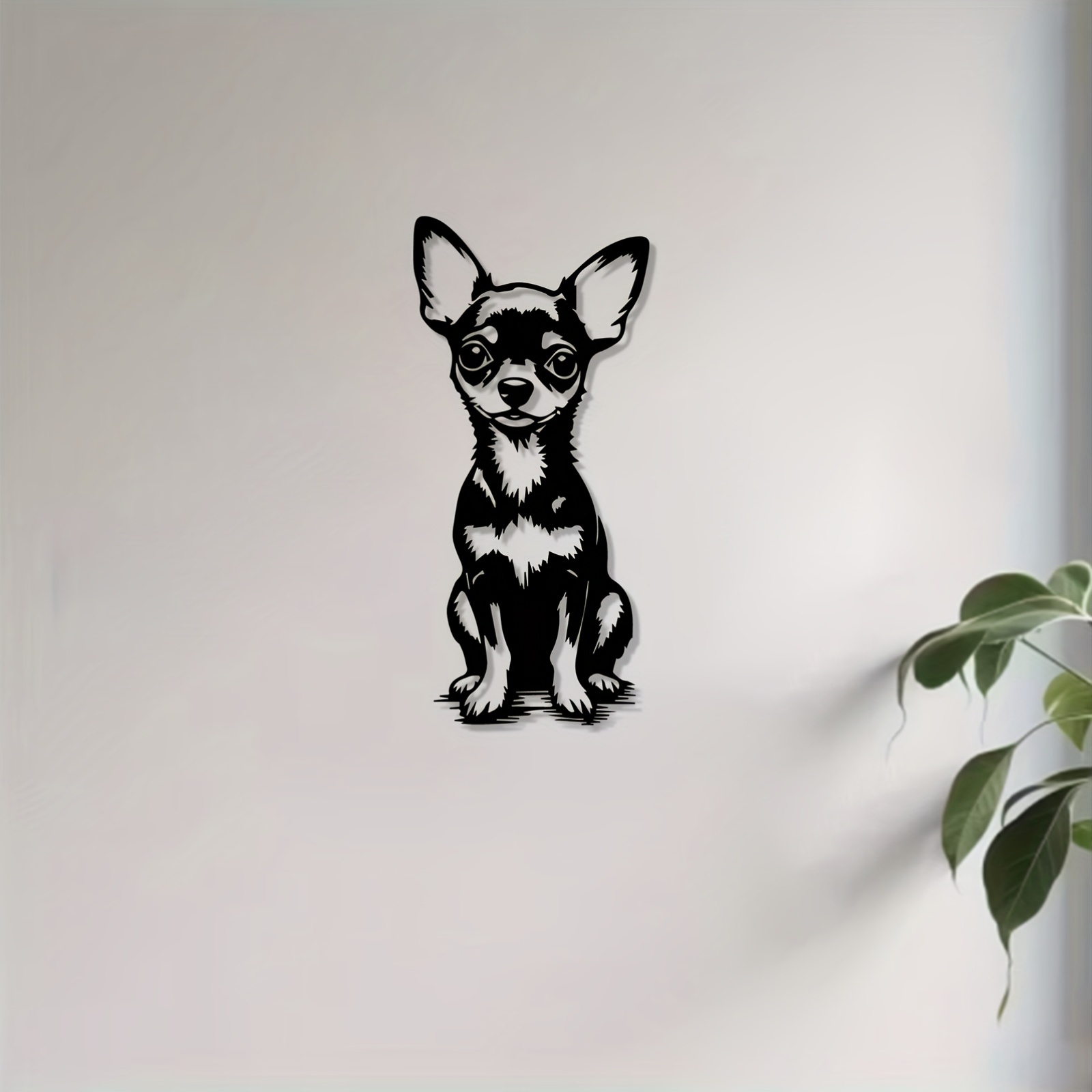Mordern Metal Wall Art Cute Ch - Home Decor Xmas avaliação e preço