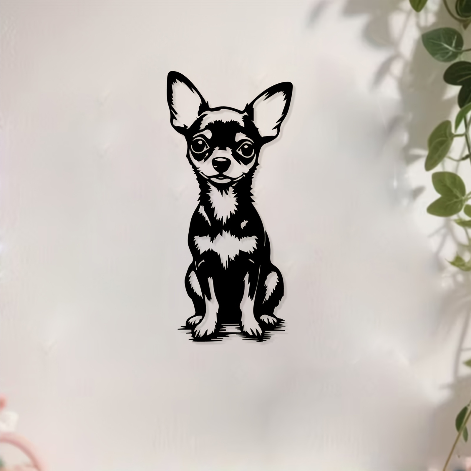 Mordern Metal Wall Art Cute Ch - Home Decor Xmas avaliação e preço