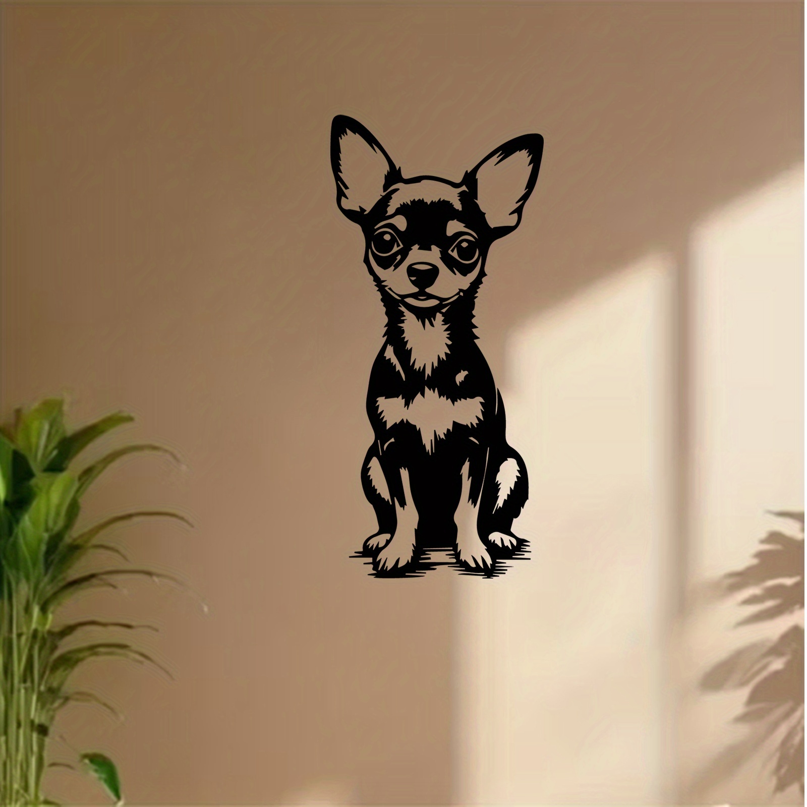 Mordern Metal Wall Art Cute Ch - Home Decor Xmas avaliação e preço