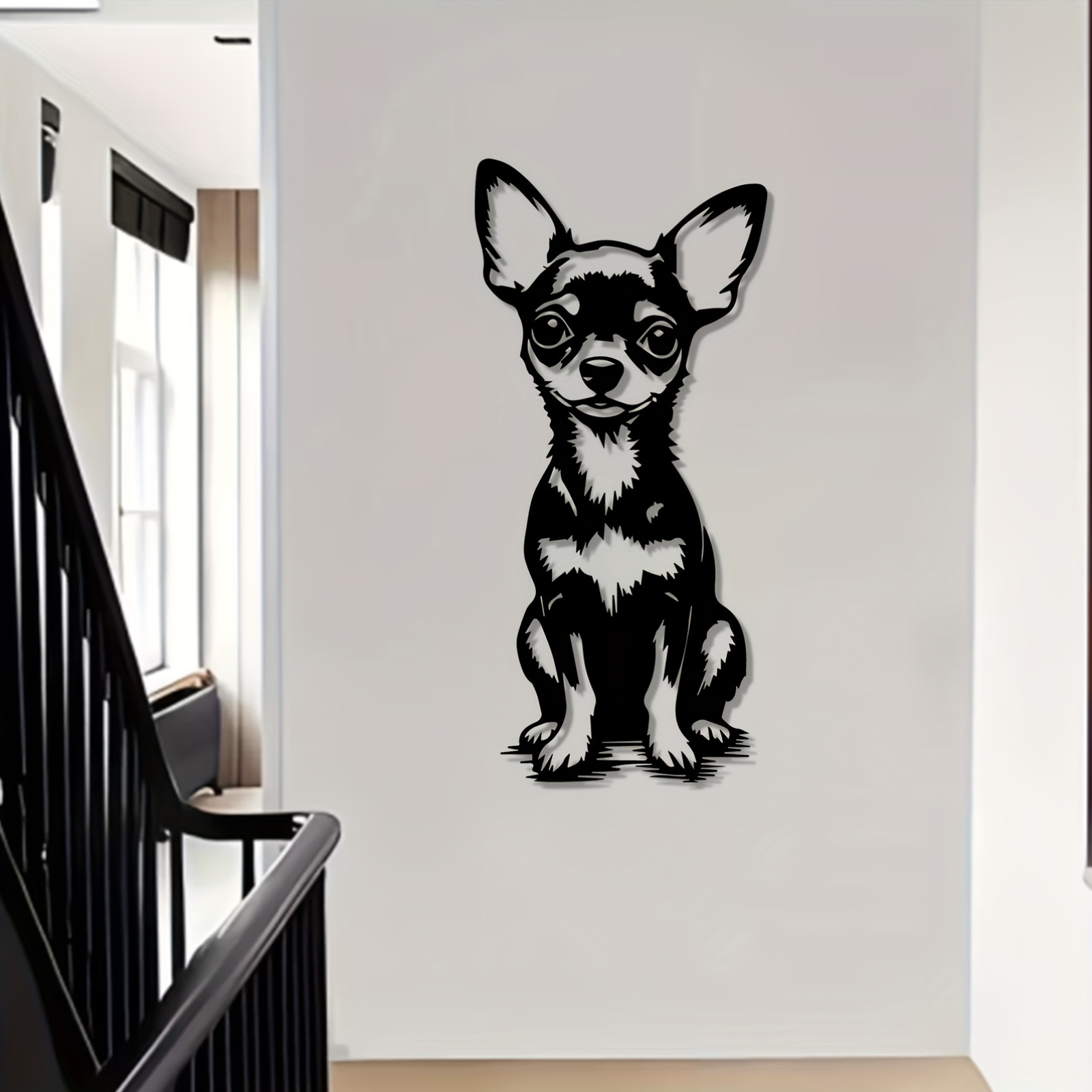 Mordern Metal Wall Art Cute Ch - Home Decor Xmas avaliação e preço
