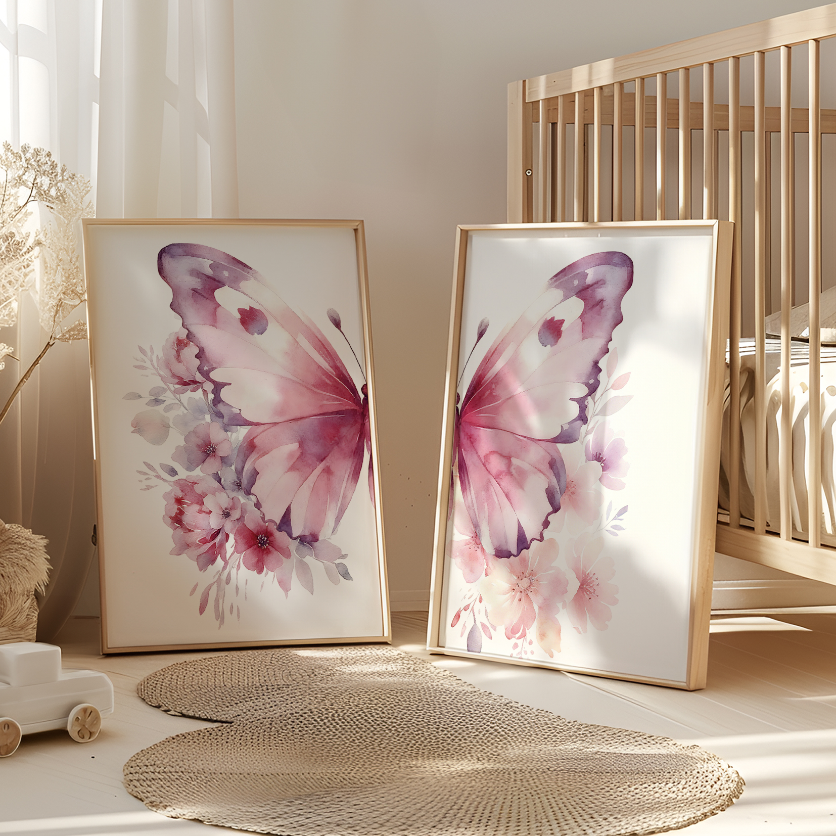 3pcs Cartoon Children Pink Lov - Home Decor On Wall avaliação e preço