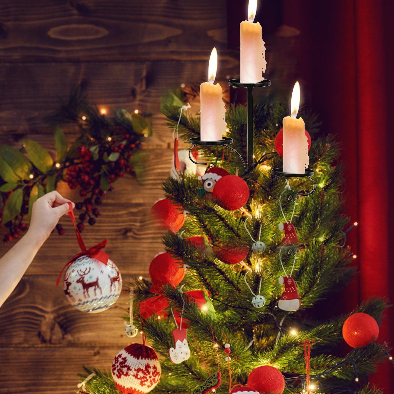 Metal Black Triple Tree Topper - Home Decor Xmas avaliação e preço