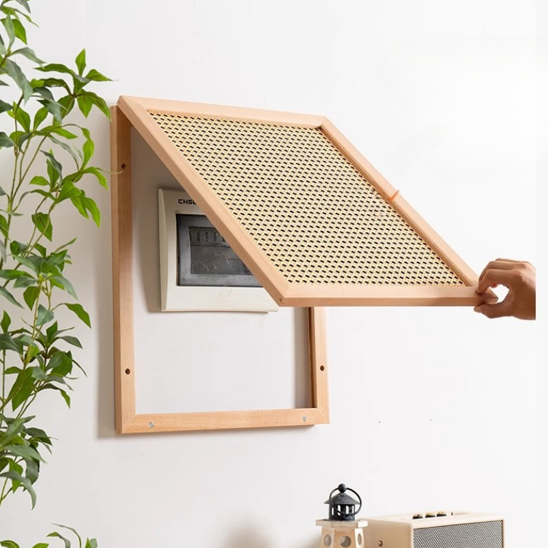 Wood Woven Rattan Electrical B - Home Decor On Wall avaliação e preço