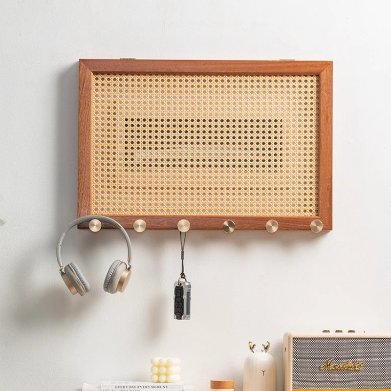 Wood Woven Rattan Electrical B - Home Decor On Wall avaliação e preço