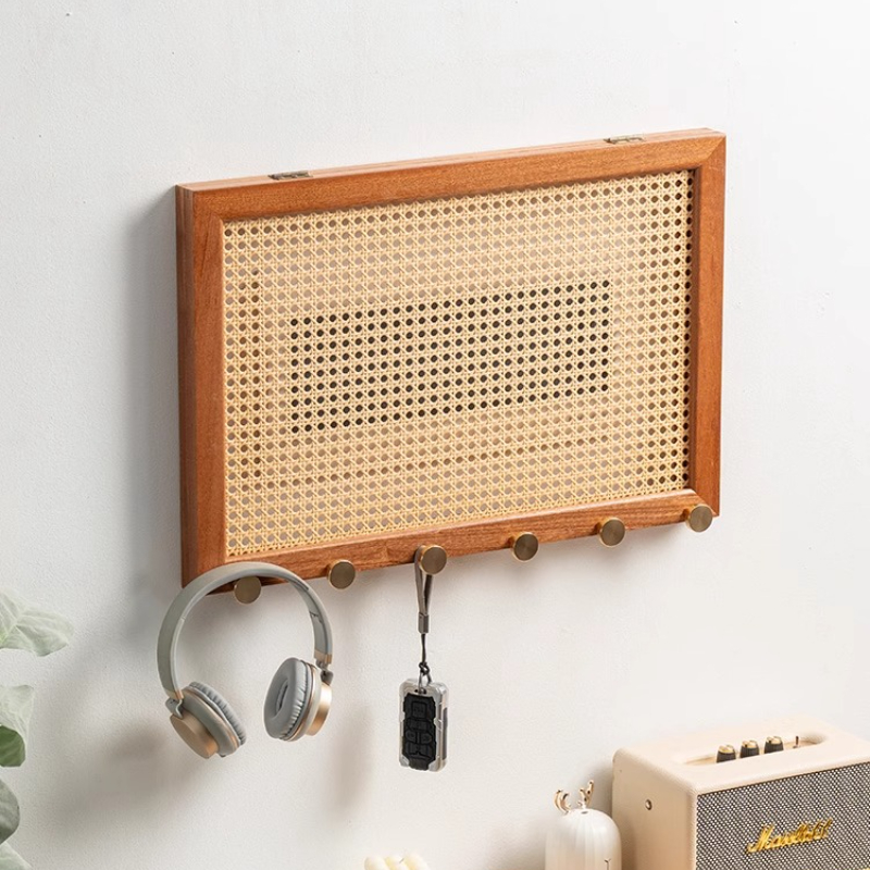 Wood Woven Rattan Electrical B - Home Decor On Wall avaliação e preço